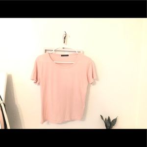 basic pink top